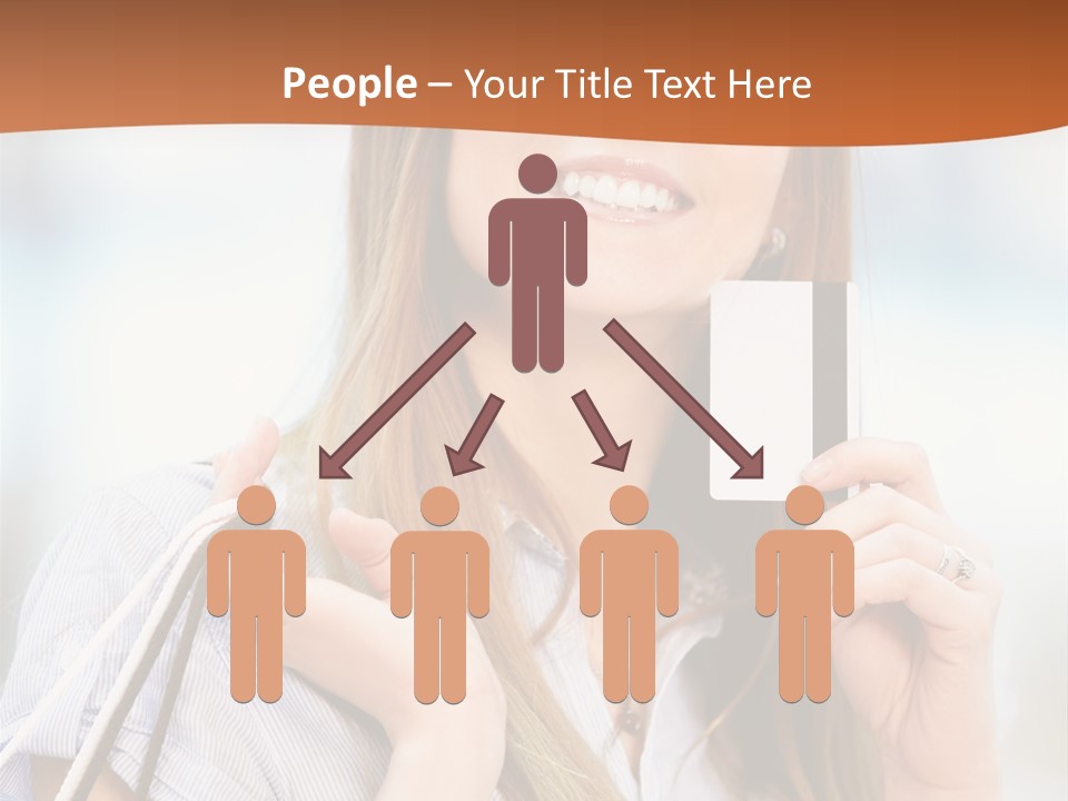 Store Customer Shopaholic PowerPoint Template