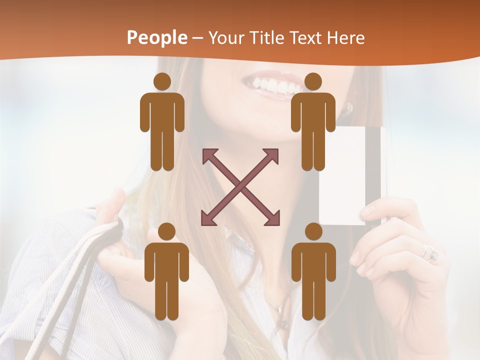 Store Customer Shopaholic PowerPoint Template