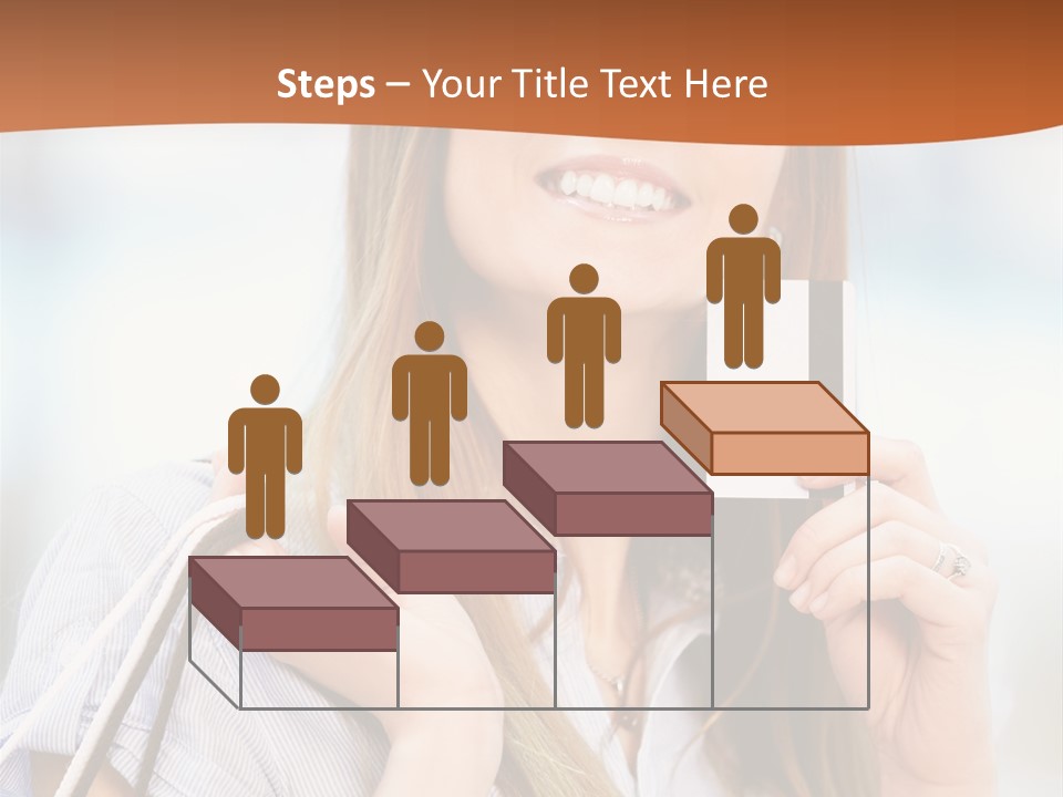 Store Customer Shopaholic PowerPoint Template
