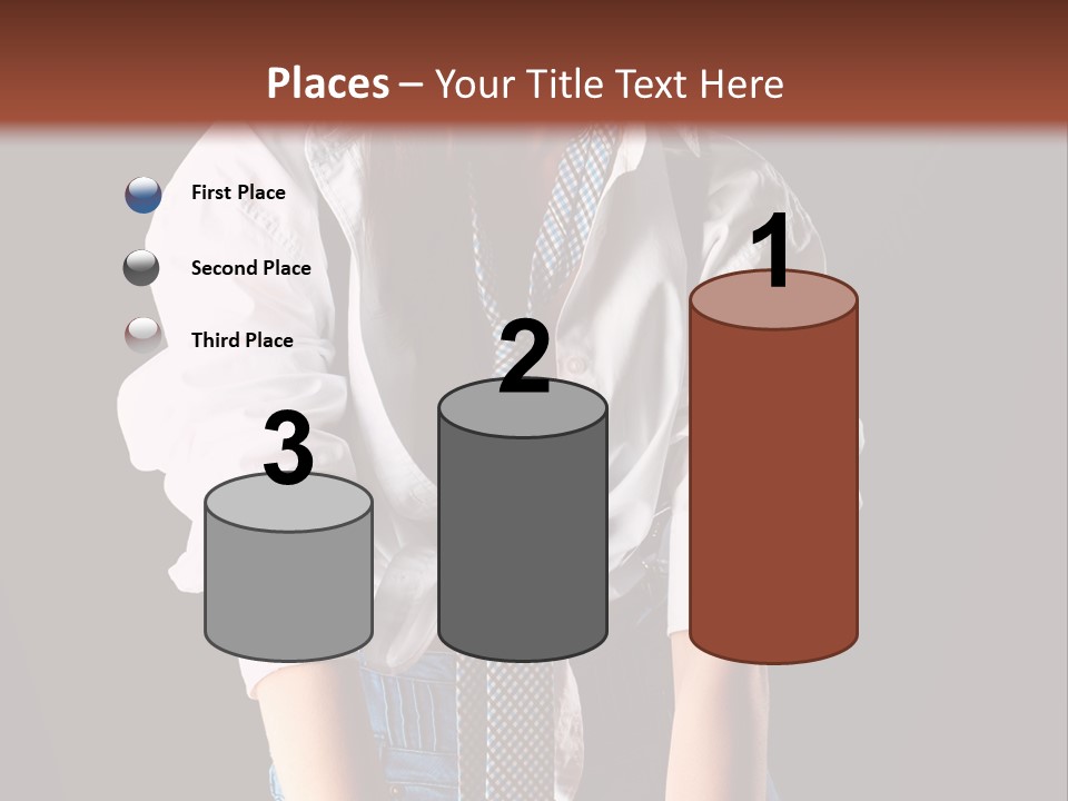 Cute Person Charming PowerPoint Template