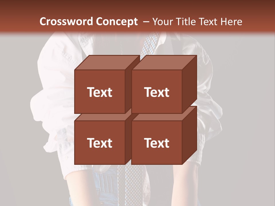 Cute Person Charming PowerPoint Template