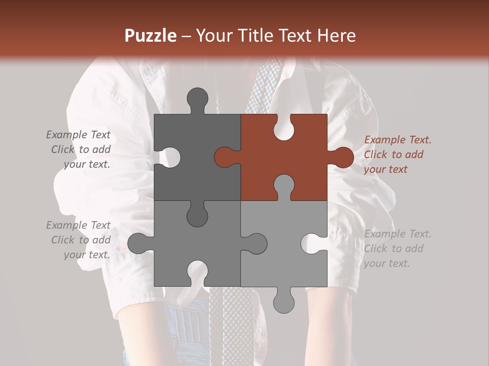 Cute Person Charming PowerPoint Template