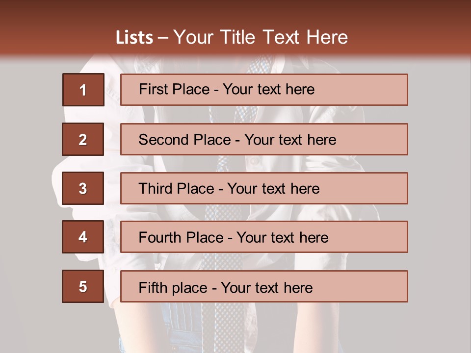 Cute Person Charming PowerPoint Template
