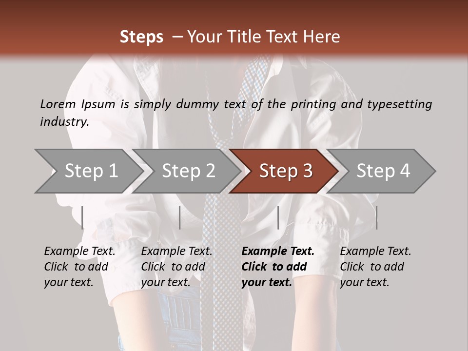 Cute Person Charming PowerPoint Template