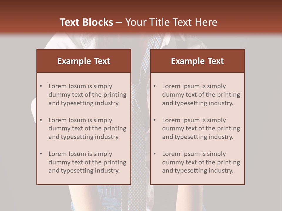 Cute Person Charming PowerPoint Template