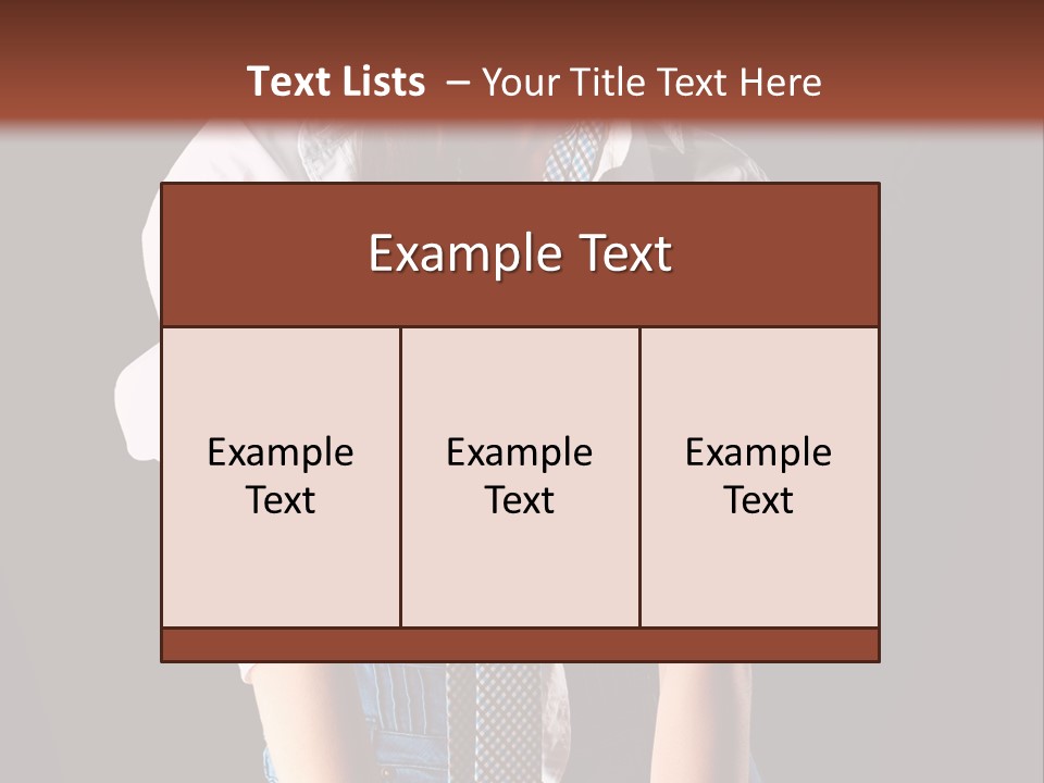 Cute Person Charming PowerPoint Template