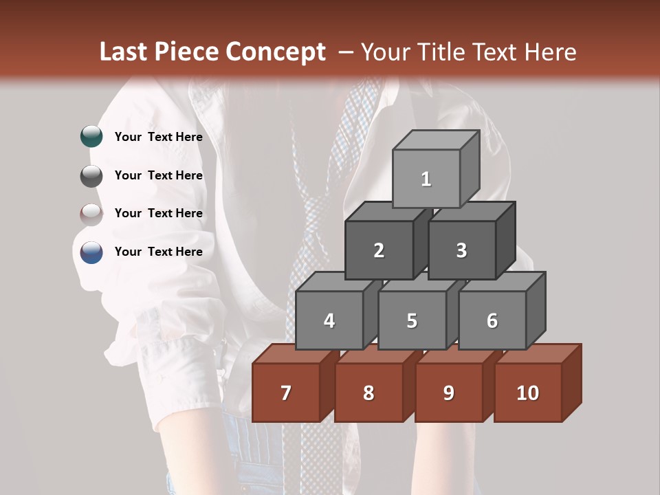 Cute Person Charming PowerPoint Template