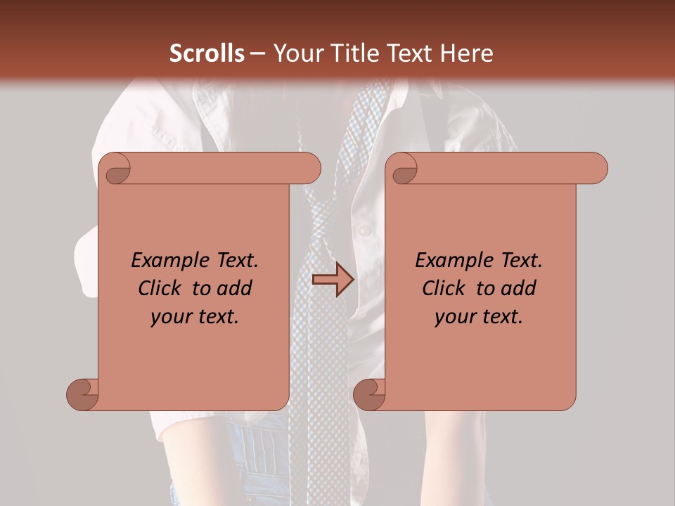 Cute Person Charming PowerPoint Template