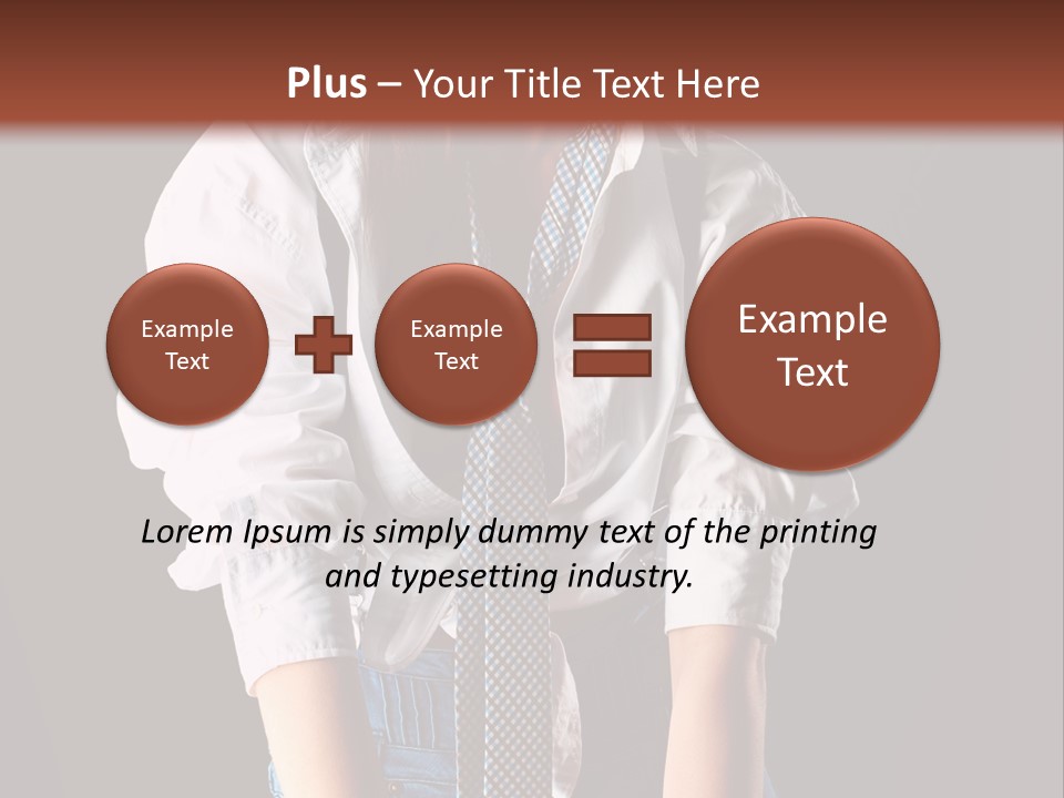 Cute Person Charming PowerPoint Template