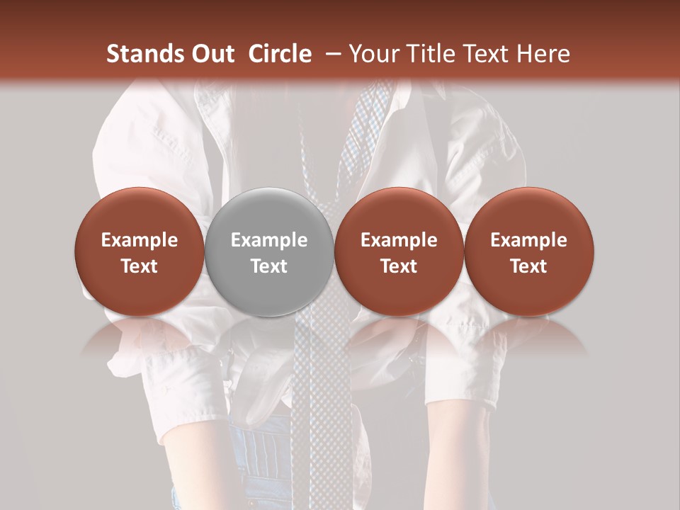 Cute Person Charming PowerPoint Template