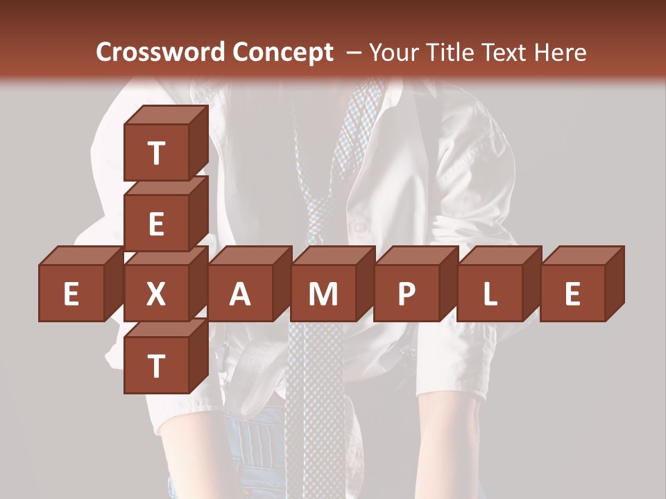 Cute Person Charming PowerPoint Template