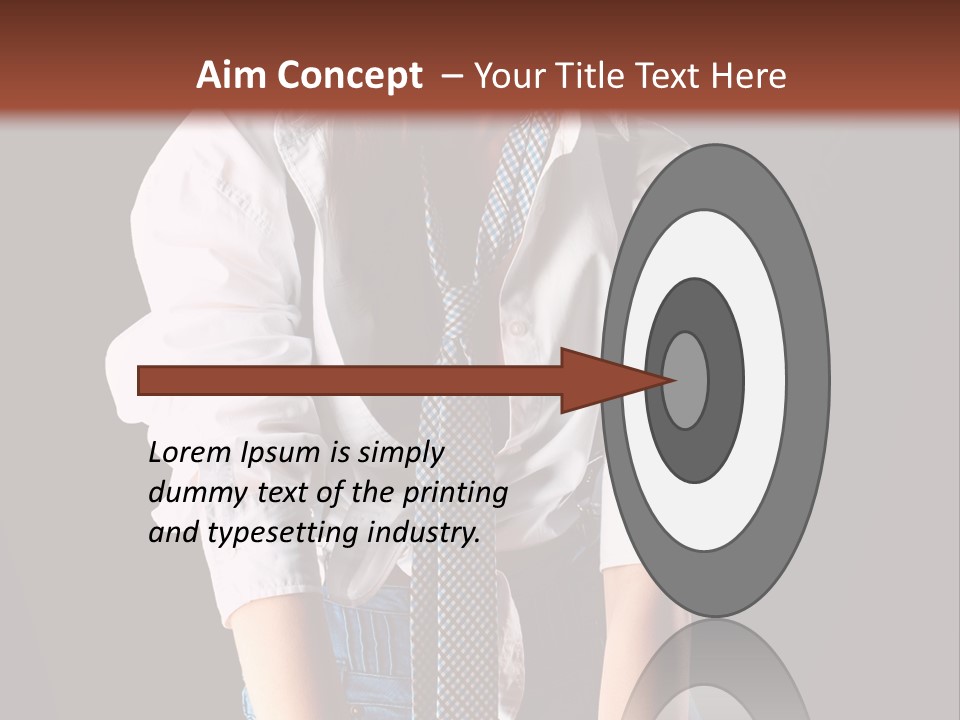 Cute Person Charming PowerPoint Template