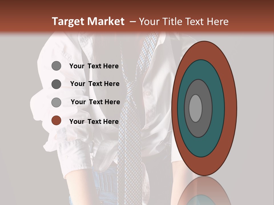 Cute Person Charming PowerPoint Template