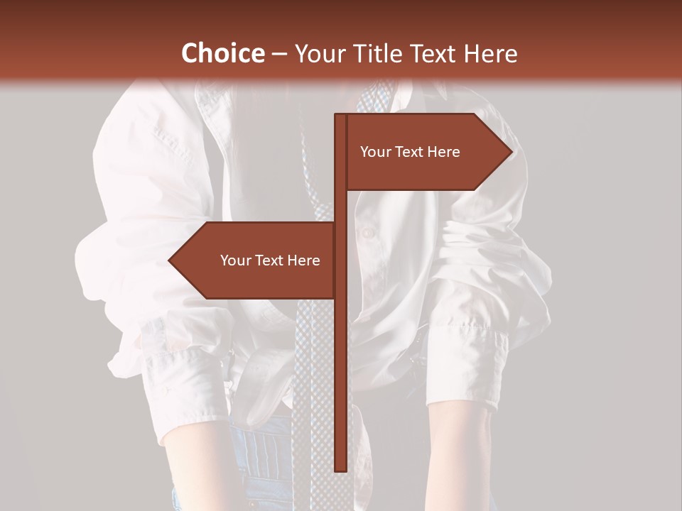 Cute Person Charming PowerPoint Template