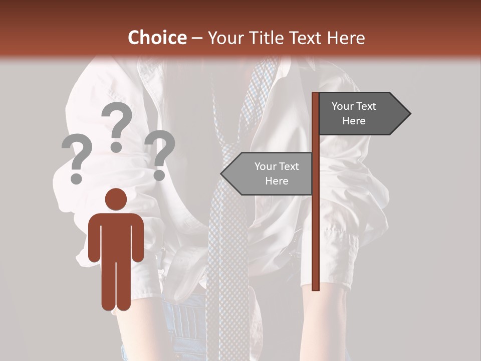 Cute Person Charming PowerPoint Template