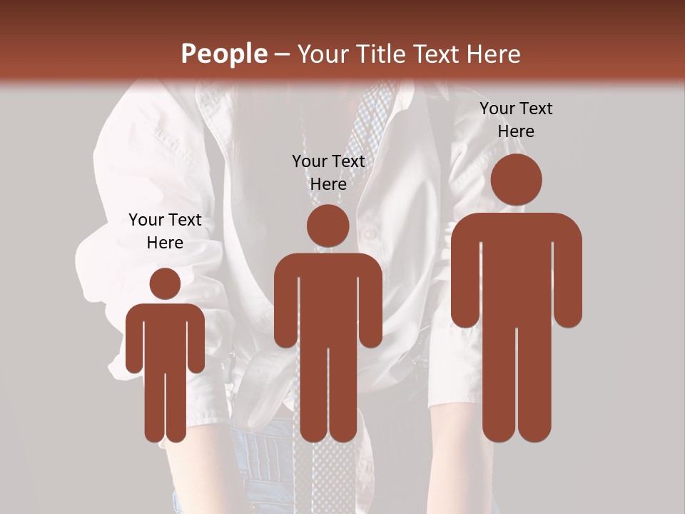 Cute Person Charming PowerPoint Template