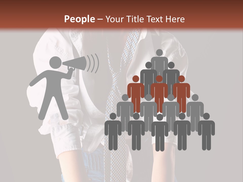 Cute Person Charming PowerPoint Template