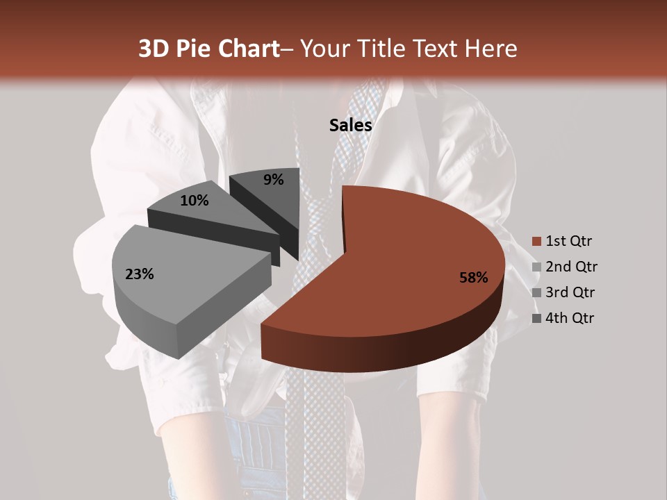Cute Person Charming PowerPoint Template