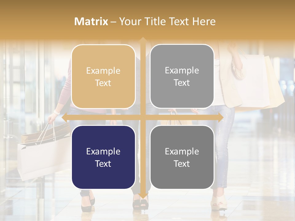 Joy Caucasian Fashion PowerPoint Template