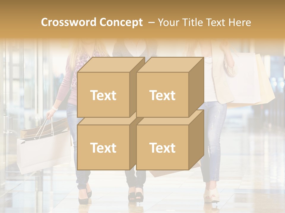 Joy Caucasian Fashion PowerPoint Template