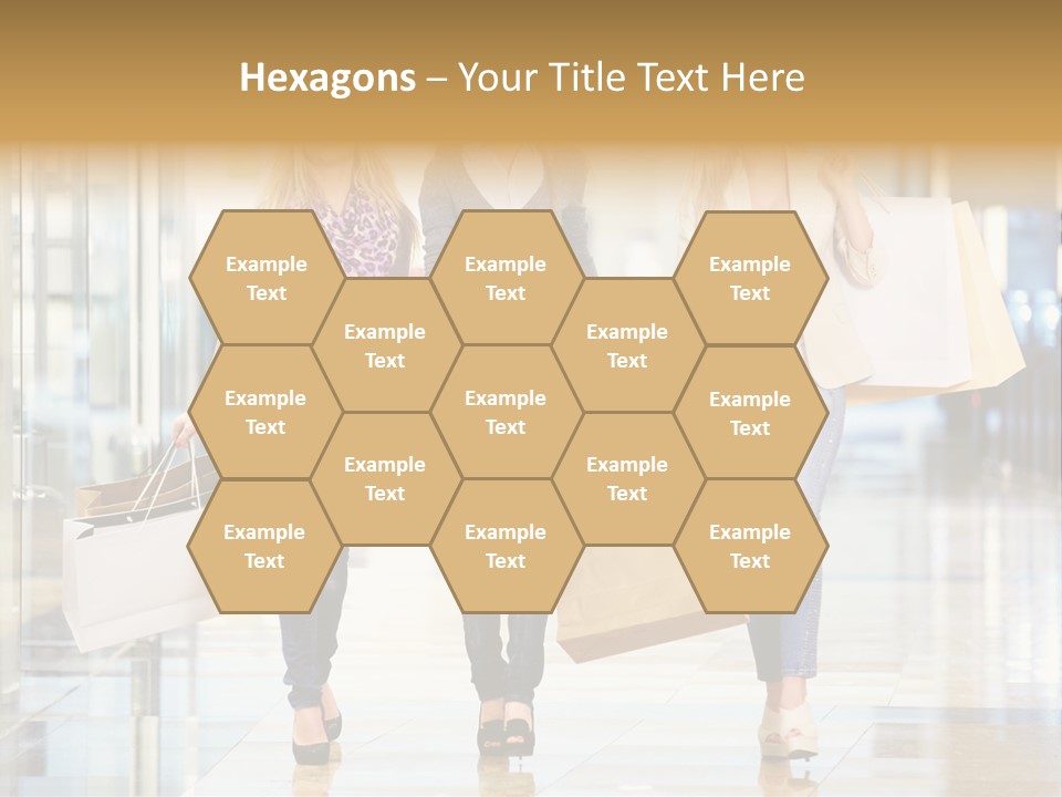 Joy Caucasian Fashion PowerPoint Template