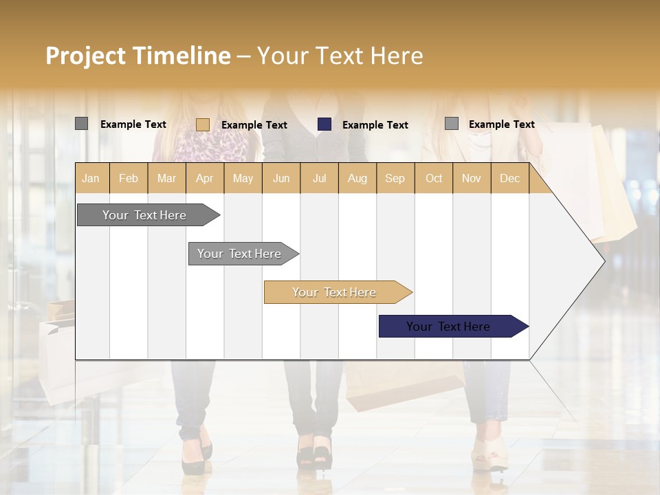 Joy Caucasian Fashion PowerPoint Template