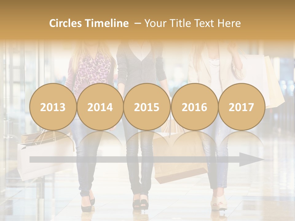 Joy Caucasian Fashion PowerPoint Template