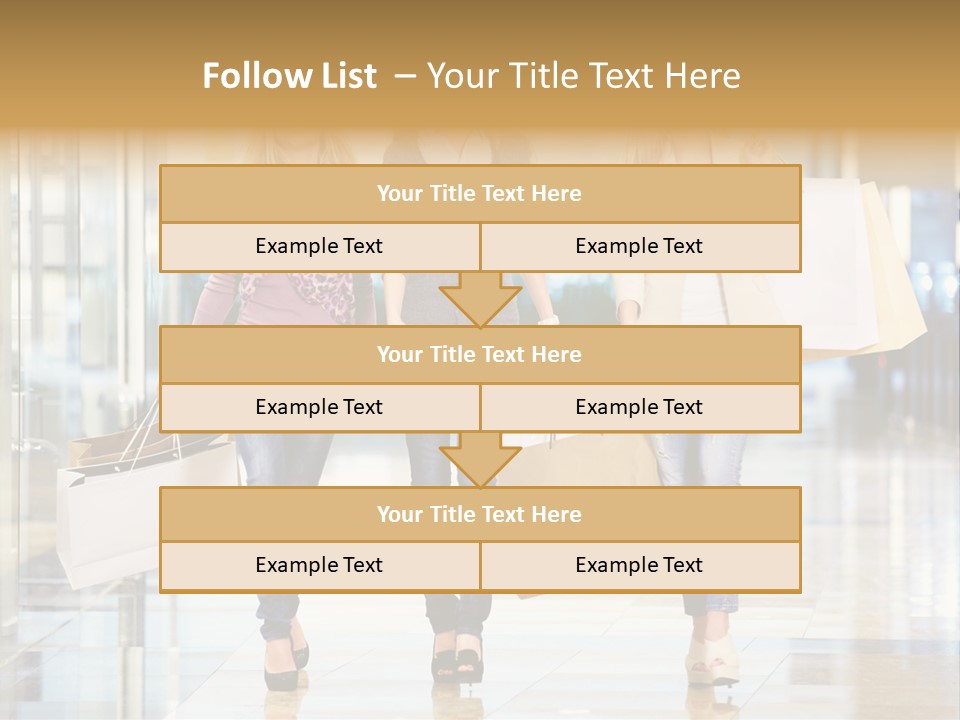 Joy Caucasian Fashion PowerPoint Template