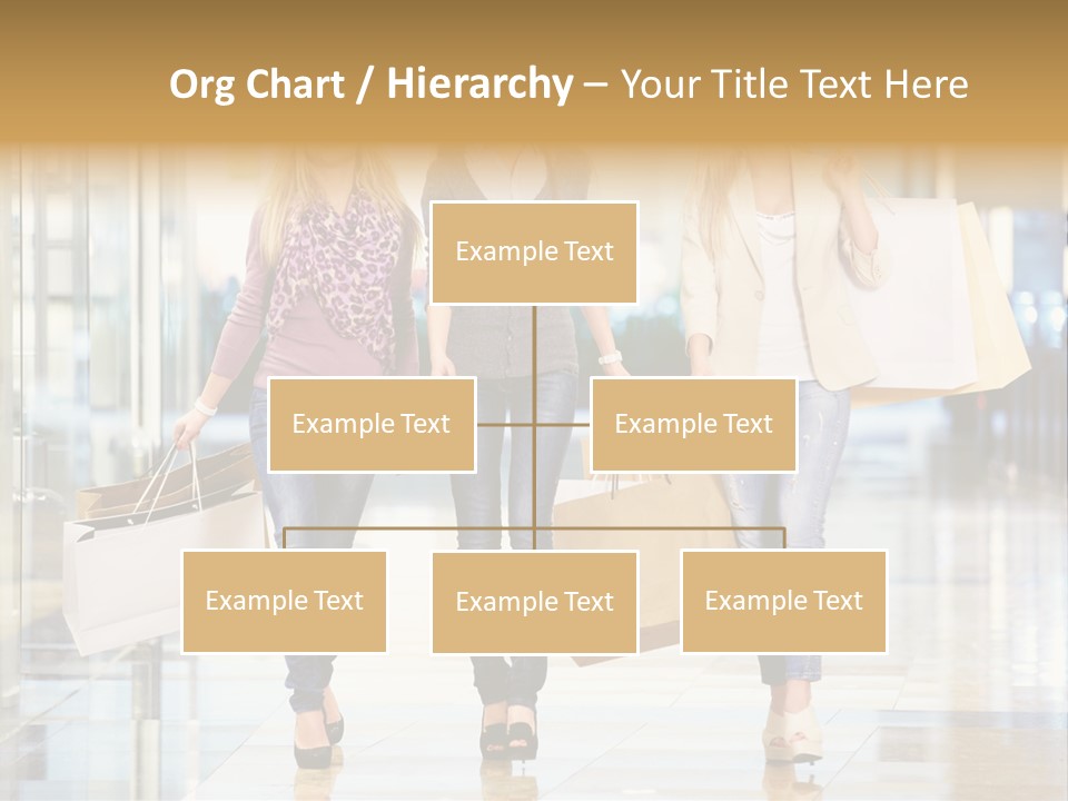 Joy Caucasian Fashion PowerPoint Template