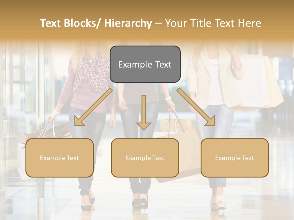 Joy Caucasian Fashion PowerPoint Template