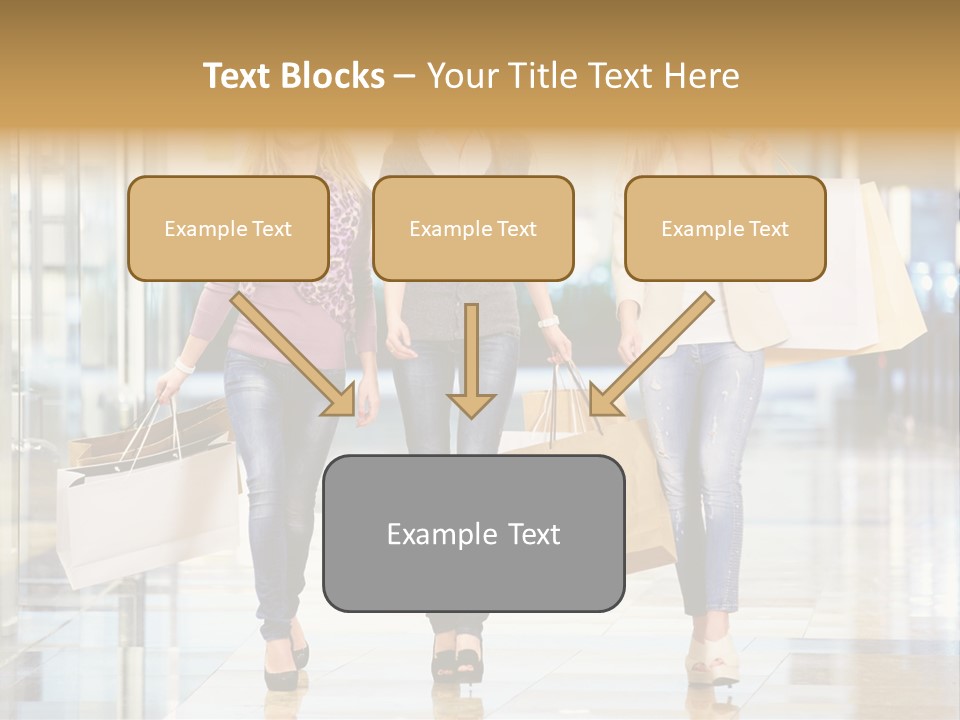 Joy Caucasian Fashion PowerPoint Template