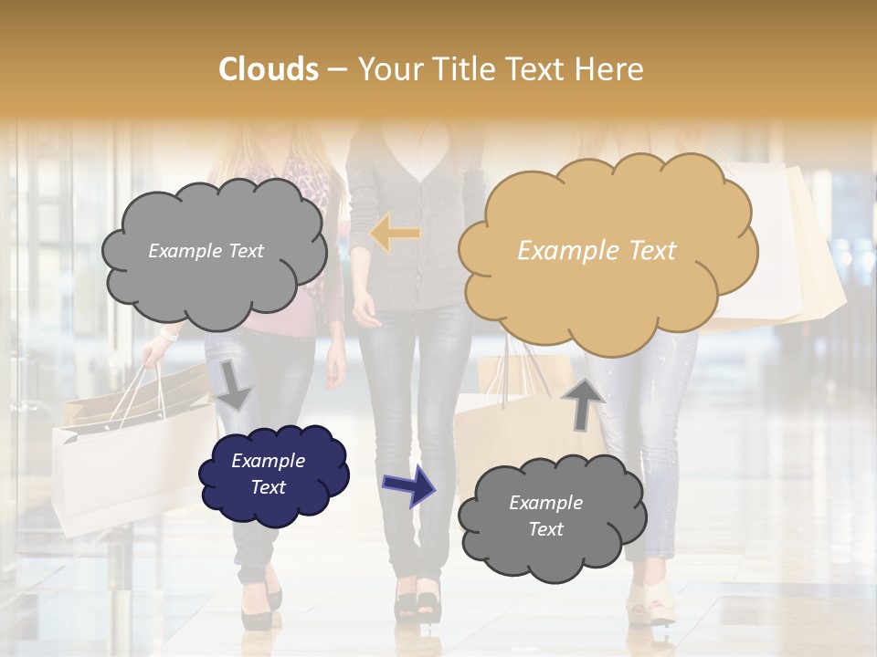 Joy Caucasian Fashion PowerPoint Template