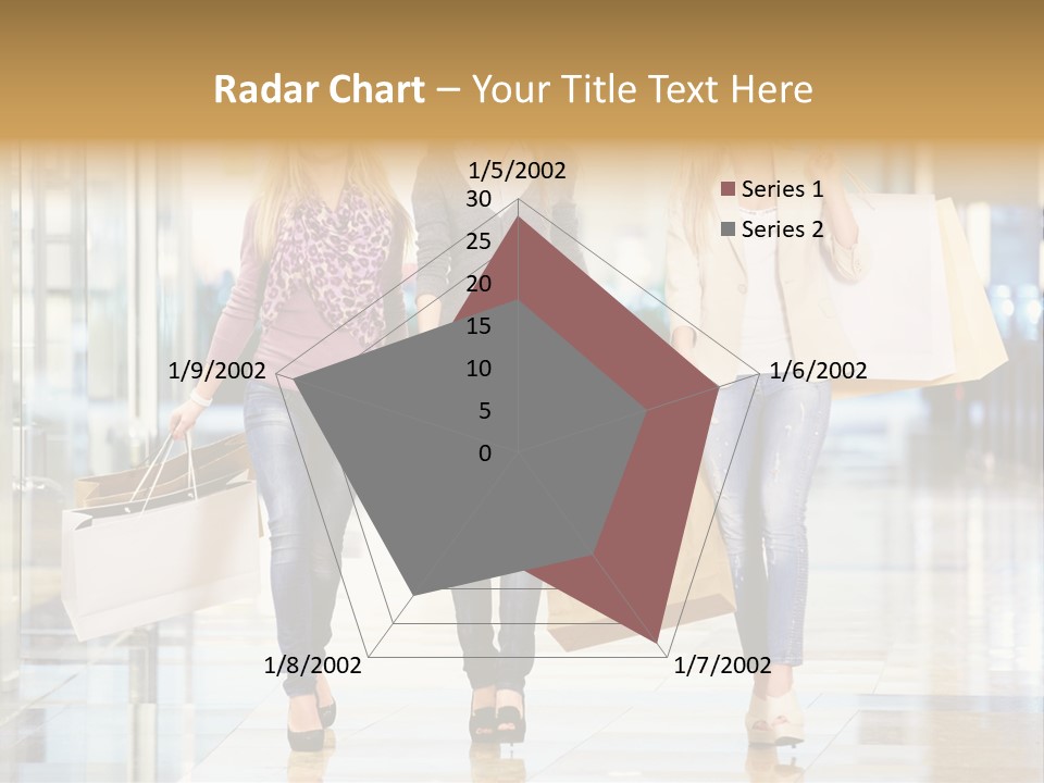 Joy Caucasian Fashion PowerPoint Template