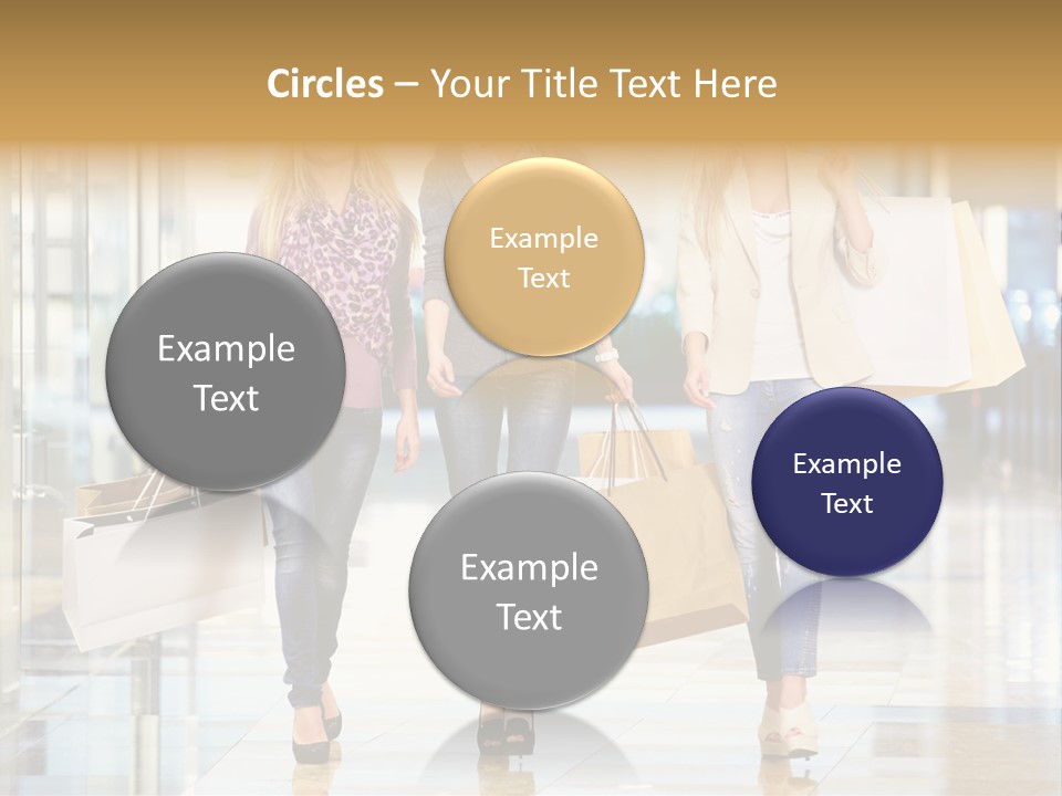 Joy Caucasian Fashion PowerPoint Template