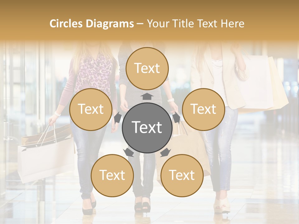 Joy Caucasian Fashion PowerPoint Template