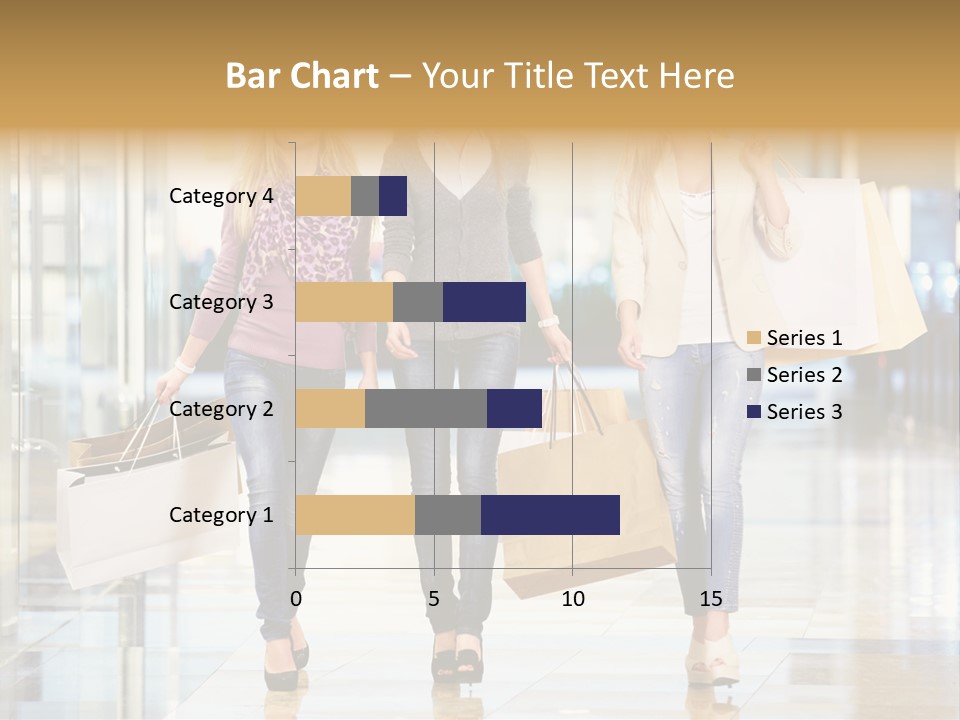 Joy Caucasian Fashion PowerPoint Template