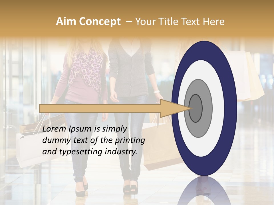 Joy Caucasian Fashion PowerPoint Template