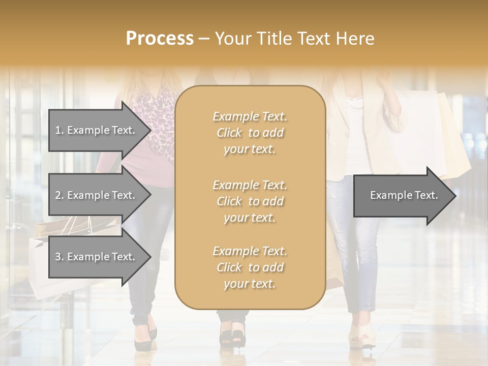 Joy Caucasian Fashion PowerPoint Template