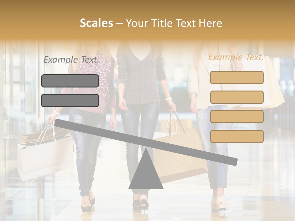 Joy Caucasian Fashion PowerPoint Template