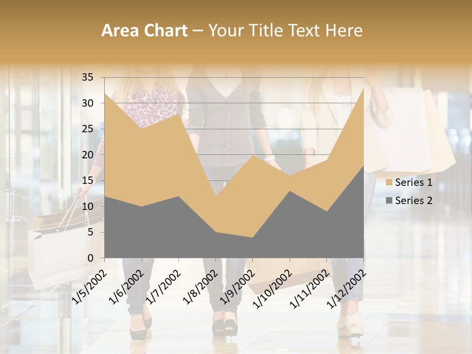 Joy Caucasian Fashion PowerPoint Template