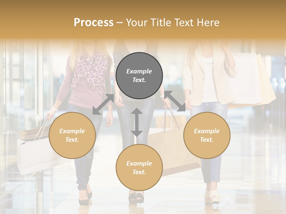 Joy Caucasian Fashion PowerPoint Template