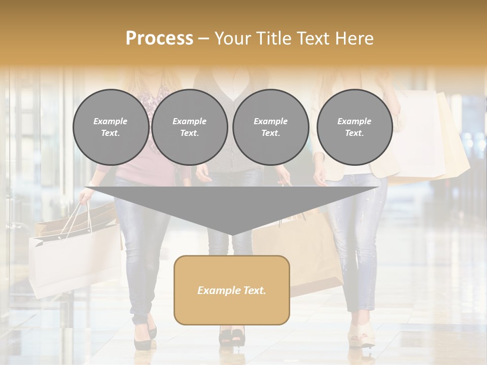 Joy Caucasian Fashion PowerPoint Template