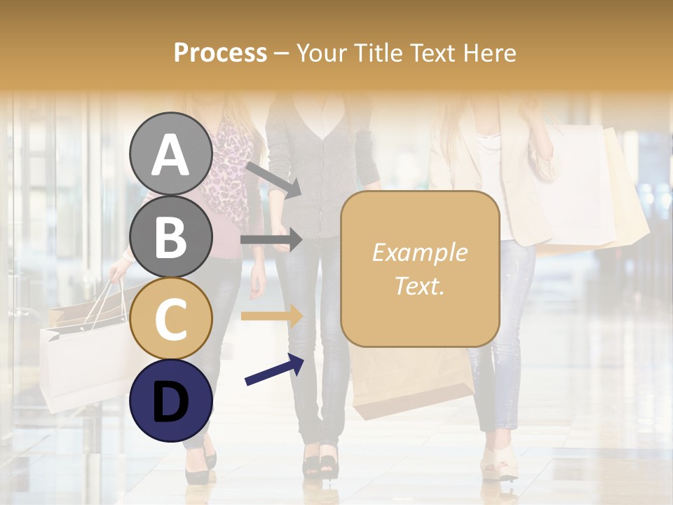 Joy Caucasian Fashion PowerPoint Template