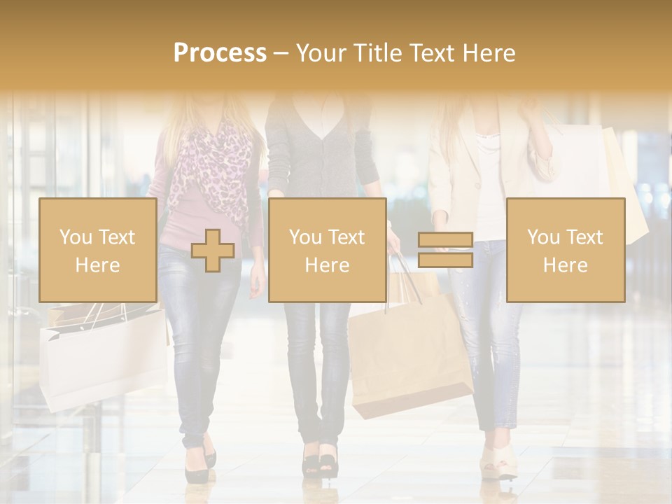 Joy Caucasian Fashion PowerPoint Template
