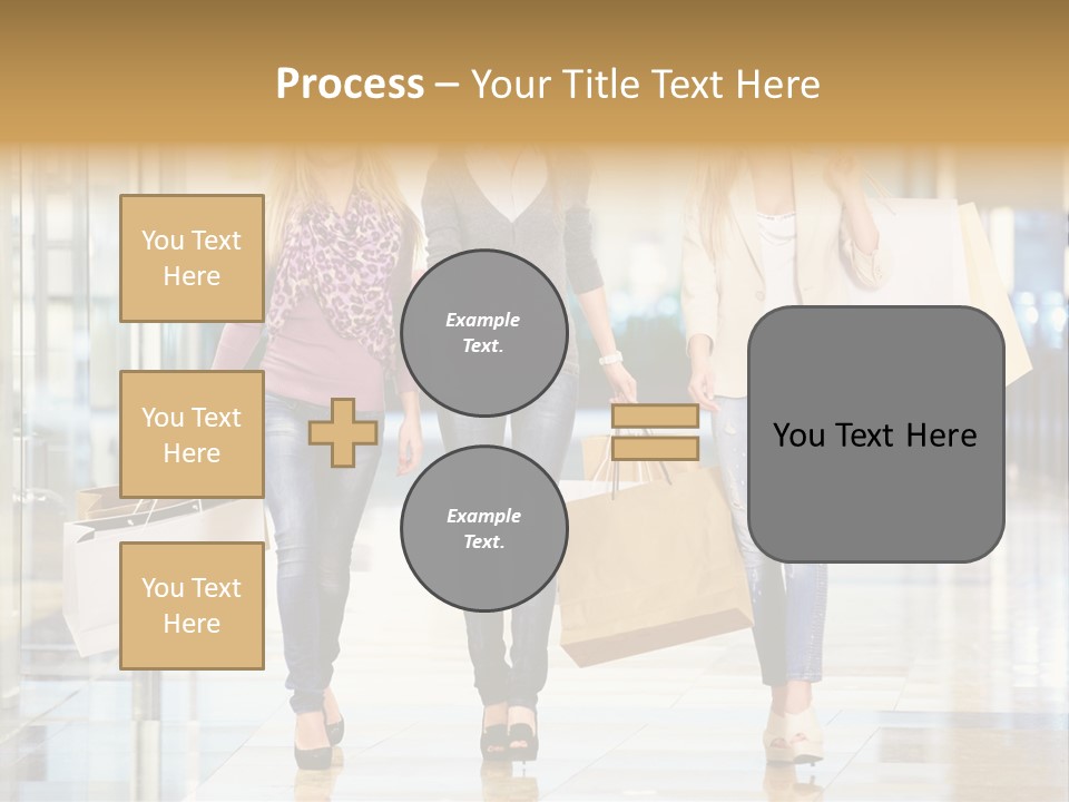 Joy Caucasian Fashion PowerPoint Template