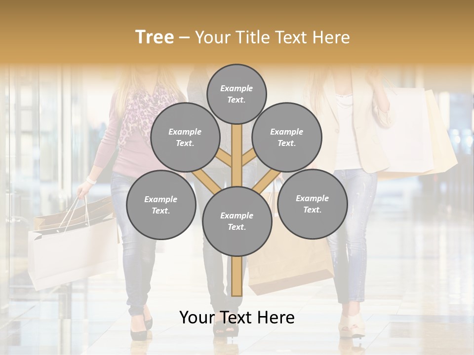 Joy Caucasian Fashion PowerPoint Template