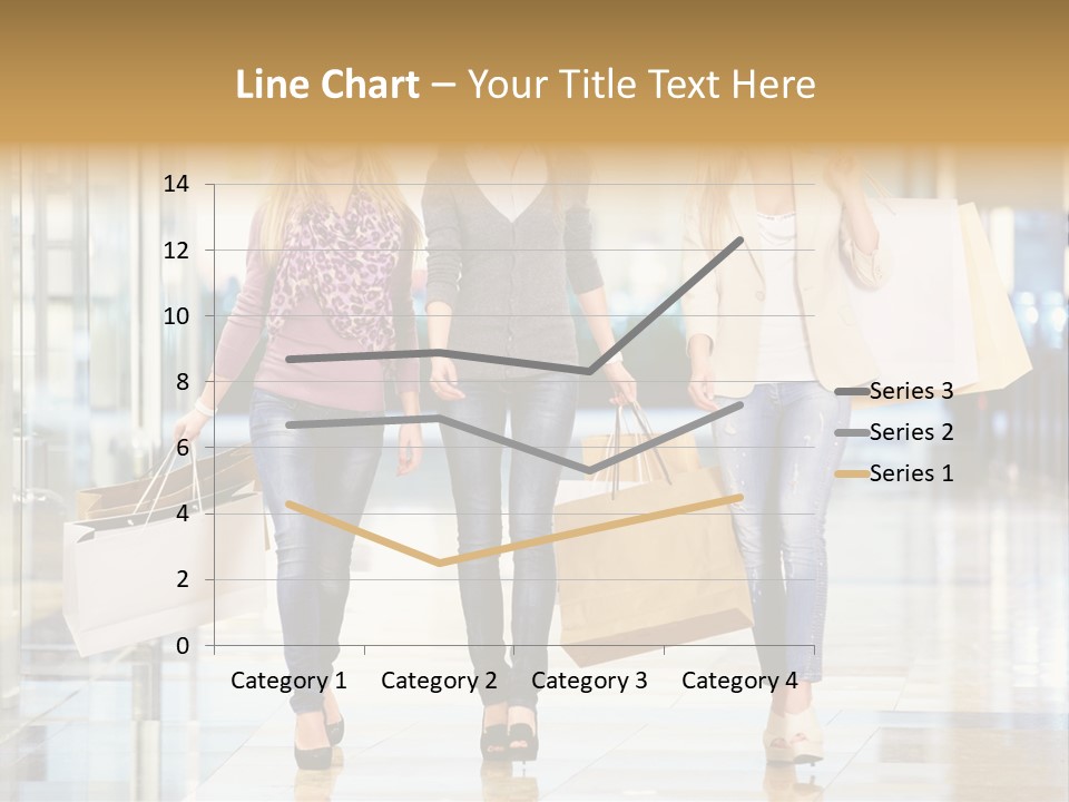 Joy Caucasian Fashion PowerPoint Template