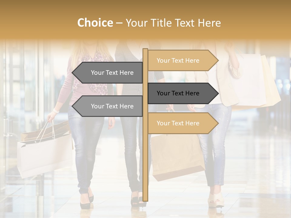 Joy Caucasian Fashion PowerPoint Template