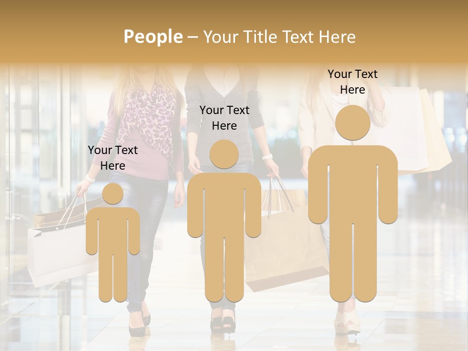 Joy Caucasian Fashion PowerPoint Template