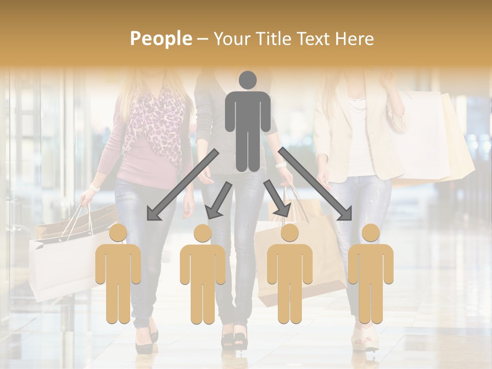 Joy Caucasian Fashion PowerPoint Template